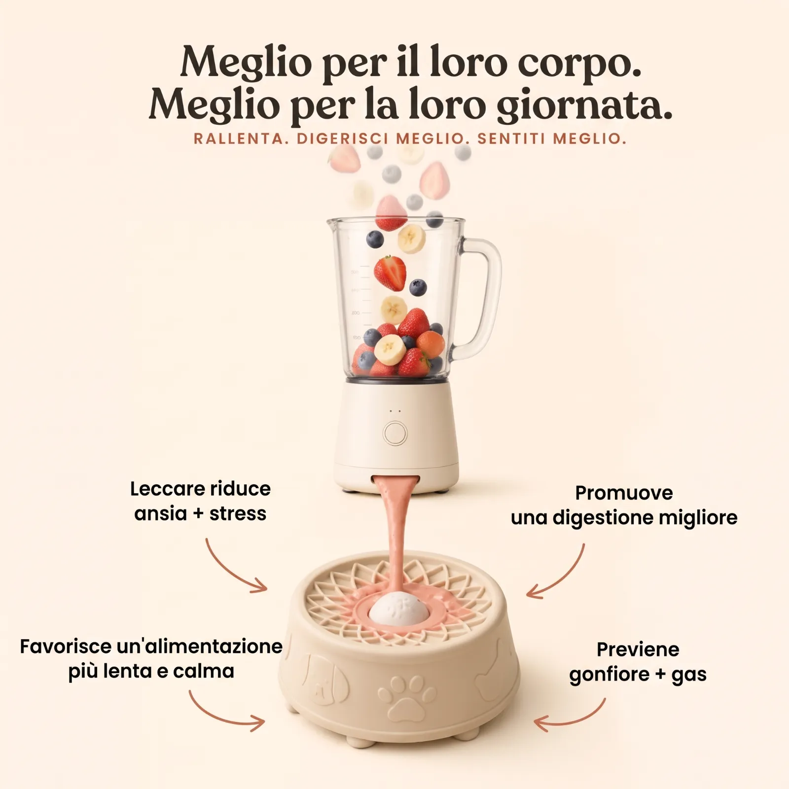 Ciotola Leccapiatti Calmante con Pallina — foto 2